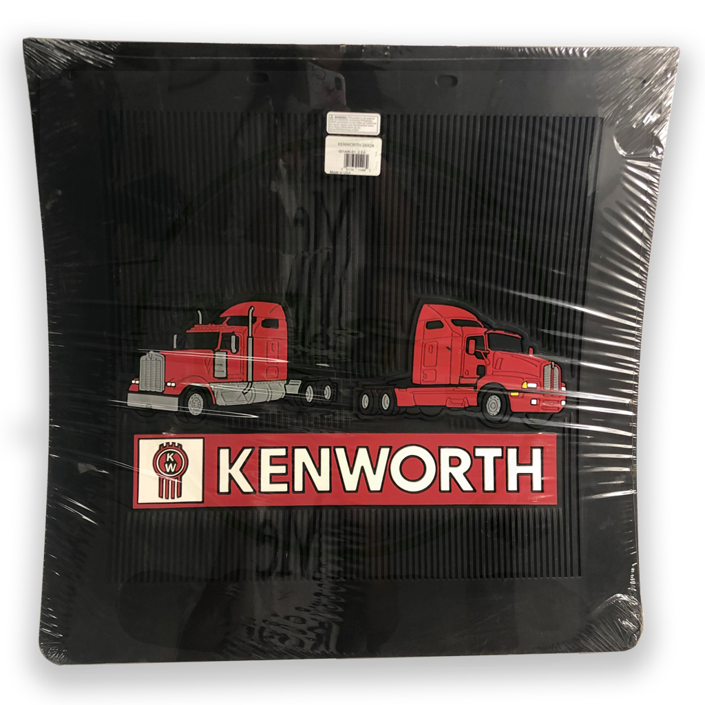 K1496B Mud Flap KW Logo » 10-4 Truck Parts